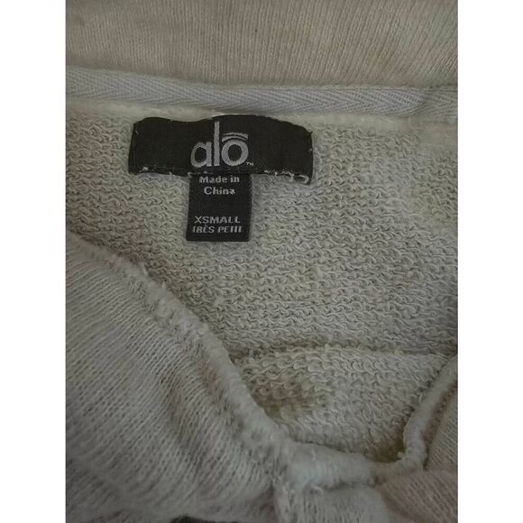 Women's Alo Pullover Sweatshirt Cowl‎ Neck Cream Color Size XS - Picture 7 of 9